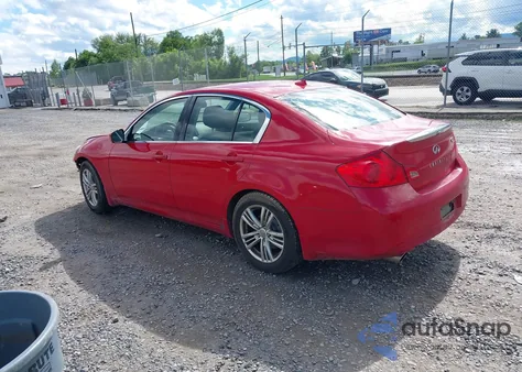 2011 Infiniti G37 Journey z USA, uszkodzony, nr VIN JN1CV6AP0BM504544